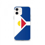 Coque T&eacute;lephone Drapeau Saint-Martin (Antillid fran&ccedil;aises) - iPhone 12