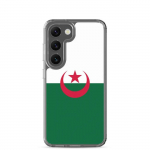 Coque T&eacute;l&eacute;phone &ndash; Samsung &ndash; Galaxy S23 Plus &ndash; Drapeau Alg&eacute;rie &ndash; Souple &ndash; mitmev&auml;rviline