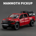 Uus 1:32 Dodge RAM 1000 TRX Mammoth Pikap Sulamist Automudel Heli ja Valgusega Tagasit&otilde;mmatav Laste M&auml;nguasi Kollektsioneeritav S&uuml;nnip&auml;evakingitus punane