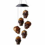 LED p&auml;ikesetuulekella kristallkuuli koolibri tuulekella valguse v&auml;rvi muutev veekindel rippuv p&auml;ikesevalgusti koduaeda