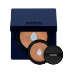 DASHU meeste Aqua Matte BB Cushion jumestuskreem &mdash; P&otilde;hikarp 15 g + T&auml;iteplokk 15 g (Varju: S&uuml;gav beež) &mdash; 1 komplekt