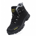 39-46 Meeste Talvised Lumisaapad Veekindlad Nahast Tossud Super Soojad Meeste Saapad V&auml;litingimustes Meeste Matkasaapad T&ouml;&ouml;jalatsid 39 must