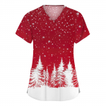 Naiste moodsad V-kaelusega l&uuml;hikeste varrukatega t&ouml;&ouml;riided taskutega, j&otilde;ulutr&uuml;kiga topid L