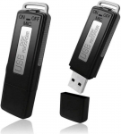 Digitaalne helisalvesti - Mini diktofon - 8 GB - USB 3.0 - Ideaalne koosolekute jaoks - Must