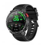 Rainbuvvy HT33 Bluetooth nutikell 1,7-tolline IPS-ekraan IP68 veekindel &Uuml;lipika ooteajaga 1100 mAh BLE5.2 Androidi spordikell Mitmekeelne silicone strap band
