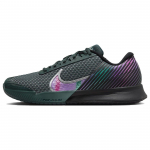 NikeCourt Air Zoom Vapor Pro 2 Premium HC S&uuml;gav džungel Fuksia Meeste tossud Roheline Must L&auml;bipaistev jade FD6692-001 43