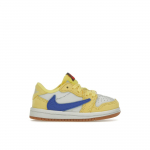 Travis Scott x Air Jordan 1 Retro Low OG SP TD Canary Beebi tossud Kollane Racer-Blue Heleh&otilde;be DZ5908-700 27