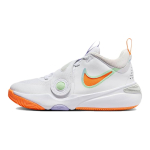 Nike Team Hustle D11 GS Valge Total Orange Laste tossud Vapor-Green Purple-Pulse DV8996-103 38 white