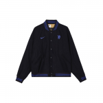 Nike Chelsea V&auml;rviplokk Seisukrae Tikitud Logo Disain Vabaaja Jakk Meeste Jakk Asfalt-Sinine FB2132-426 L