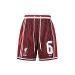 Nike X LeBron X Liverpooli koost&ouml;&ouml;logo tikitud paelad triibulised keskmise v&ouml;&ouml;kohaga korvpallip&uuml;ksid Meeste l&uuml;hikesed p&uuml;ksid DX0145-652 S