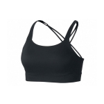 Nike Swoosh Luxe &Uuml;hev&auml;rviline Keskmise Toega Spordirinnahoidja Topp Naiste Spordirinnahoidja Must CJ0545-010 S