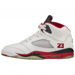 Air Jordan 5 Retro Fire Red 2025 Meeste tossud Valge Must HQ7978-101 40.5