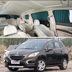 Peugeot 3008 autokardinad: Soojusisolatsioon, Privaatsus, Automaatselt sisset&otilde;mmatav p&auml;ikesesirm 5 Windows Gold (Plastic Track)