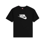 Nike X Nigo koost&ouml;&ouml; FW24 Logo tr&uuml;kiga &Uuml;mmarguse kaelusega Pullover L&uuml;hikeste varrukatega T-s&auml;rk Meeste T-s&auml;rgid Must FV5944-010 XS