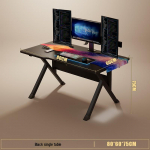 Minimalistlik e-spordi m&auml;ngu- ja &otilde;ppelauad koju v&otilde;i kontorisse Premium Desktop, Stable Steel Frame