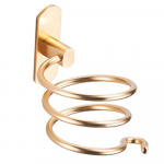 F&ouml;&ouml;nihoidik Seinale paigaldatav spiraalaluse hoidik Alumiiniumist vannitoariiul hoiuruum Vannitoa tarvikute seinariiul