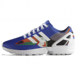 Adidas Originals ZX Flux Mugavad Vastupidavad Libisemiskindlad Kulumiskindlad Madalad Vabaaja Jooksukingad Naiste toss Sinine Valge S75697 36