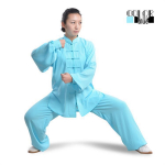 2024 kevad-s&uuml;gis puuvilla-siidi Tai Chi &uuml;likond keskealistele ja eakatele meestele ja naistele - treening- ja esinemisriided L