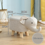 Laste t&auml;ispuidust elevanditool - Armas, loominguline, multifilmiloomakujundus koju ja kingade vahetamiseks