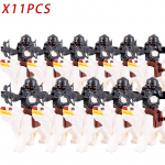 MOC Keskaja lotr Figuurid Ork S&otilde;durid R&ouml;&ouml;vel Vargr Hunt Elevant Ratsu R&uuml;&uuml;tlid Ehitusklotsid Klotsid M&auml;nguasjad lastele kingitused