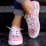 Prindiga Slip-On Tennised - Kerged, Mugavad Kangast Tennised TPR-talla, &Uuml;mara varba ja Aastaringselt Mitmek&uuml;lgse Disainiga Vabaaja v&otilde;i Formaalsemaks S&uuml;ndmuseks Size 36
