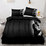 2Pac Voodipesukomplekt &Uuml;heinimese Twin T&auml;ism&otilde;&otilde;dus Queen King Suurus Tupac Amaru Shakur Voodikomplekt T&auml;iskasvanu Laste Magamistuba Tekikoti Komplektid 3D Prindiga 043 AU Single(140x210cm)