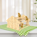 Chicken Perch Stand Training Easy to Assemble Supplies Chick Interactive Toy Coop