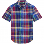 Polo Ralph Lauren Vabaaja Ruuduline N&ouml;&ouml;pidega L&uuml;hikeste Varrukate S&auml;rk Laste s&auml;rgid 323934866-004 L