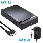 2.5/3.5 tolline HDD korpus USB 3.0 k&otilde;vaketta &uuml;mbris SATA kuni USB 3.0 adapter v&auml;line k&otilde;vaketta karp PC s&uuml;learvutile t&ouml;&ouml;riistavaba EU Plug