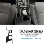 Renault Megane 4 2016 2017 2018 2019 2020 2021 2022 2023-2025 jaoks Pehme s&uuml;sinikkiust kleebis Auto k&auml;sipiduri topsihoidja raam