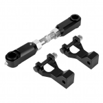 ATV reguleeritav esiosa ja tagumine langetuss komplekt Sobib Yamaha Raptor 350 660 700 Must must