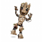76217 Marvel Minu nimi on Groot, Ehitatav m&auml;nguasi ja beebikuju filmist, Galaktika valvurid 2, Marveli komplekt