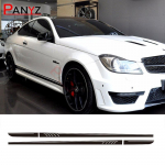 507 stiilis k&uuml;ljep&otilde;lle v&otilde;idus&otilde;iduribadega vin&uuml;&uuml;lkleebis Mercedes Benz W204 S204 Coupe C63 AMG C180 C200 C230 C280 C300 C320 jaoks Glossy Black