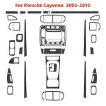 S&uuml;sinikkiust mustad kleebised Auto salongitarvikud Porsche Cayenne Sport linnamaasturile 2003 2004 2005 2006 2007 2008 2009 Shallow Light
