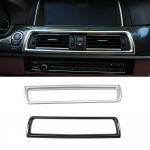 Angelguoguo Chrome Konsol AC Ventilasi Outlet Menutupi Trim untuk BMW Seri 5 F10 F18 520li 525li 2011-2017 AS picture