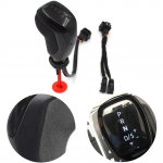 Accessories For Skoda Shift Knob Black Gear Shift Knob Automatic Gear Shift Knob Easy tallation Non-deformable Feature valge