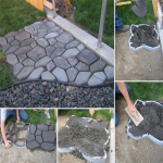 35X35X3.6CM Aiarada Kujundaja Vorm DIY Plastikust P&otilde;randakatte Vorm Tsemenditellised Betoonvormid Koduaia Kiviaia Kaunistus China Mainland