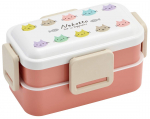 Uisutaja Antibakteriaalne Pehme Serveerimiseks Bento Valmistatud PFLW4AG Ag+ Kahekordne Karbik, 600ml, Nekotto, V&auml;rviline, Jaapan,