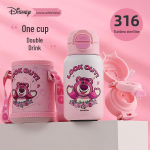 Disney 316 roostevabast terasest kahe joogiga laste termose veepudel