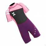 -Piece Scuba Diving Short Sleeve Wetsuit ree Swimming Fullsuit L
