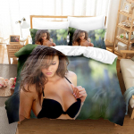 3D seksikas naise perse voodipesukomplekt Queen-suurusega tekikott Voodikate puuvillane magamistoa voodikomplekt tekikate Kodutekstiil EU Single(135*200cm)3pcs