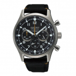 SEIKO Sport Kronograaf Kvarts Meeste K&auml;ekell SSB449P1 must
