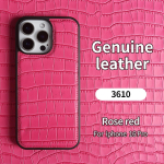 Kvaliteetne krokodillimustriga ehtsast nahast &uuml;mbris iPhone 16 Pro Max 15 14 13 12 11 XR jaoks, nahast tagakaas, kaitsekate Capa Genuine Leather&iPhone Air