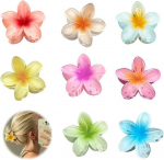 Juukseklambrid - Hawaii lill - 8 v&auml;rvi - Elegantne disain - Vastupidav materjal