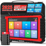 Autodiagnostika kohver - KINGBOLEN - K7 - 31 teenust - ECU kodeerimine - 7-tollise LCD-ekraan punane