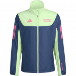 Adidas Marathon Berlin Marathon 2025 V&auml;rviplokk T&otilde;mblukuga Pikkade Varrukatega Jooksujakk Meeste Jakk KA6081 S