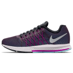 Nike Air Zoom Prestige Fabric Cushioning Slip Resistant Low top Running Shoes Women's Black Purple 806577-500 35.5