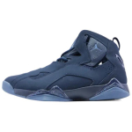 Jordan True Flight Abrasion Resistant High top Vintage Basketball Shoes Men's Dark Blue 342964-405 41