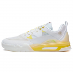 Erik Ellington x Li Ning Slip Resistant Abrasion Resistant Low top Skateboard Shoes Men's White Yellow AEPR009-27 39.5