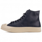 Converse Jack Purcell Slip Resistant Abrasion Resistant High top Skateboard Shoes Men's Black 153582C 35.5